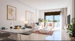 Modern garden apartment in a tranquil off-plan complex in Estepo, Estepona 29680