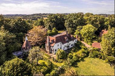 A wonderful Grade II listed property, with a detached one bedroom oast house and lovely ma