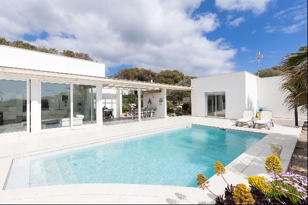 Designer villa on the stunning south coast of Menorca