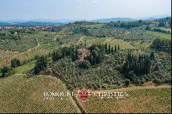 HISTORIC VILLA WITH VINEYARDS FOR SALE 30 KM FROM FLORENCE, CHIANTI