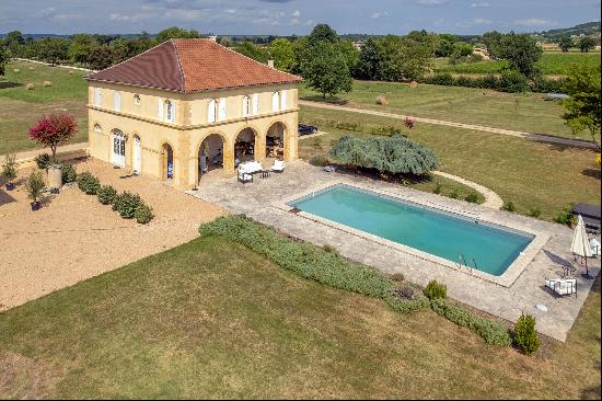 Sublime orangery in the heart of a castle