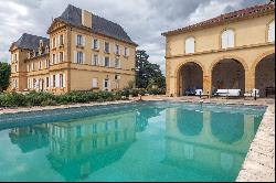 Sublime orangery in the heart of a castle