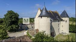 Exceptional 15th-Century ISMH Château : A Majestic Retreat set on a 93-Hectare Estate