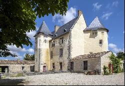 Exceptional 15th-Century ISMH Château : A Majestic Retreat set on a 93-Hectare Estate