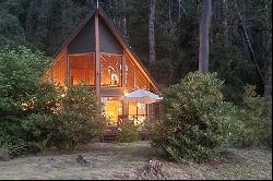 House on the first line in front of Lake Todos Los Santos