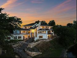 Exquisite Modern Two Story on Private Island with 2,800 feet of Shoreline!