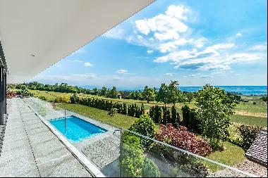 Outstanding house with breathtaking panoramic views in Arni, Aargau.