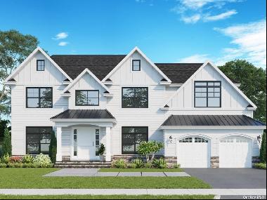 Incredible new construction to be built in North Hicksville with finished basement and out
