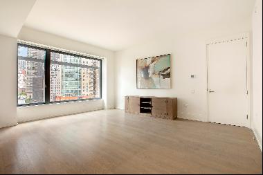 Residence 8A at 301 East 50th Street is a double corner, 1,447 SF two-bedroom, two-and-a-h