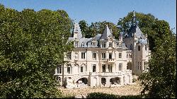 1h from Paris. A remarkable Gothic/Renaissance-style chateau set in 1.2 hectares of groun