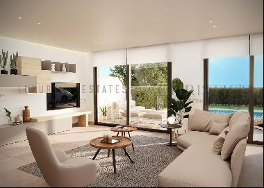 New semi-detached house in Cala Ratjada in modern complex with pool and parking space