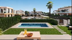 New semi-detached house in Cala Ratjada in modern complex with pool and parking space