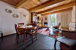 Characteristic Ticino house in Melide with 180° panoramic view of Lake Lugano for sale