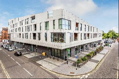 A modern two bedroom apartment above Waitrose in central Guildford with a private balcony.