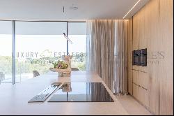 High quality modern villa in Cala Vinyas with partial sea view