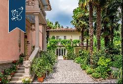 Luxury estate with a big private garden for sale in one of Lombardy's most exclusive green