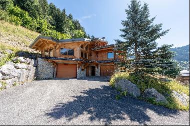 Chalet in the heart of Châtel, panoramic view