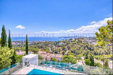 Completely renovated villa in Costa den Blanes with great sea views