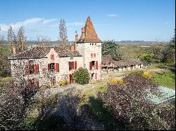 Now for sale, this beautiful mansion is located in Lavaur