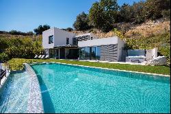 Nice modern villa with panoramic view