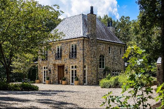 Enchanting French Manor Estate in Exclusive Community of Alders Glen