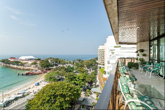 Apartment overlooking the beach of Copacabana