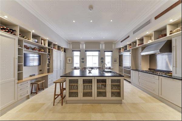 A substantial duplex apartment, in Knightsbridge.