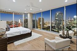 SPECTACULAR SKYLINE VIEWS from this One of a Kind Double unit in the Blue Ciel