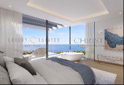 New construction villa in Nova Santa Ponsa with sea view