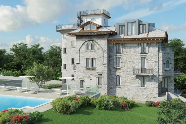 Elegant Period Villa for Renovation with Lake Maggiore Views