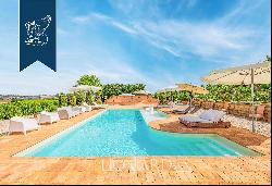 Organic farm and agritourism resort with olive grove