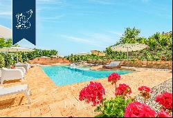 Organic farm and agritourism resort with olive grove