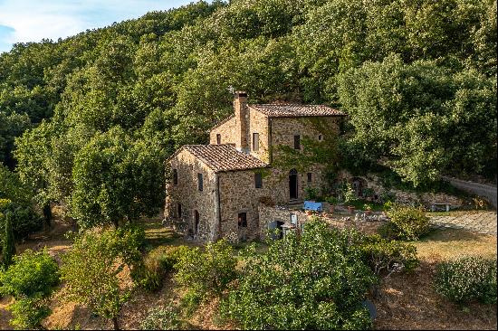 Beautifully restored three bedroom farmhouse with spectacular views of the Val d’Orcia.