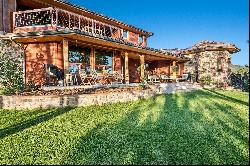 Custom Home on 7.4 acre Lot Overlooking West Plum Creek and the Front Range