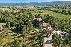 Custom Home on 7.4 acre Lot Overlooking West Plum Creek and the Front Range