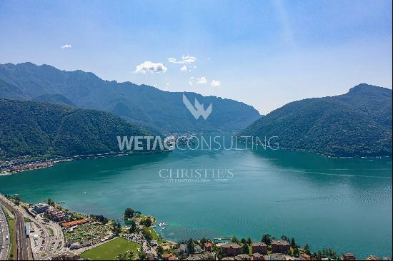 3.5 room apartment for sale in Carona with spacious terrace & views of Lake Lugano