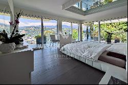 Lugano-Pregassona: spacious penthouse apartment for sale with magnificent view of the cit