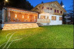 Weekly rental:  Chalet Cocooning in the centre of Crans