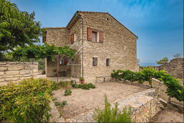 Old renovated village house with magnificent view