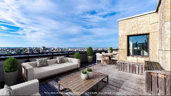Exceptional penthouse apartment overlooking the Seine 