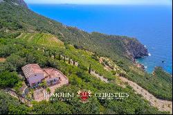 Argentario - SEA VIEW VILLA WITH GUESTHOUSE FOR SALE ON THE TUSCAN COAST
