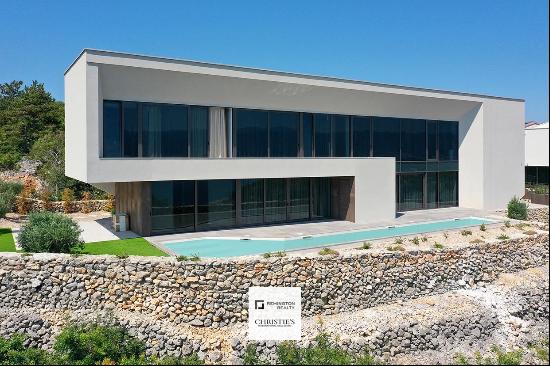 MODERN VILLA WITH SEA VIEW - ISLAND OF KRK, KVARNER BAY