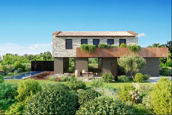 Modern villa with pool and garden - Istria