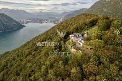 Villa "La Rotonda" for sale in Arogno, high above Lake Lugano