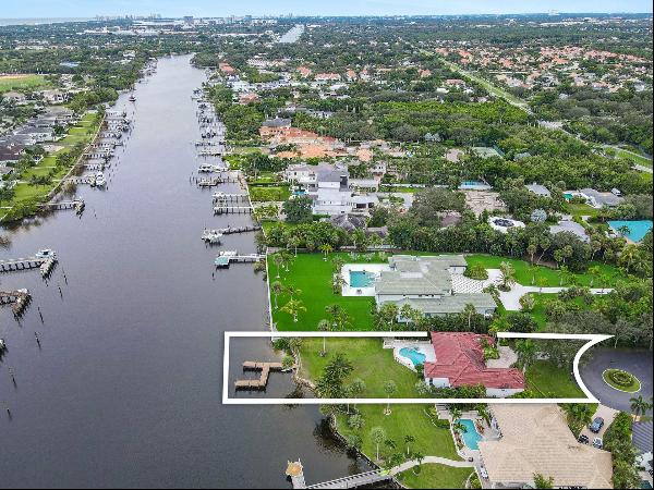 A secluded, oversized homesite in the prestigious and rarely available enclave of Snook Ho