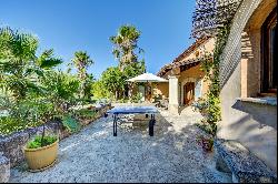 House with swimming pool, near Arles, in a green environment.