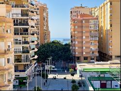 Elegant flat with sea views next to La Malagueta beach, Malaga 29016