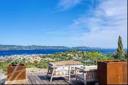 Unique Architect-designed 6 Bedrooms property located on the heights of Cavalaire-sur-Mer