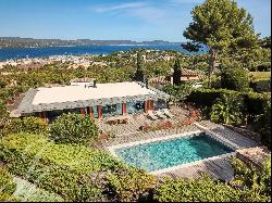 Unique Architect-designed 6 Bedrooms property located on the heights of Cavalaire-sur-Mer