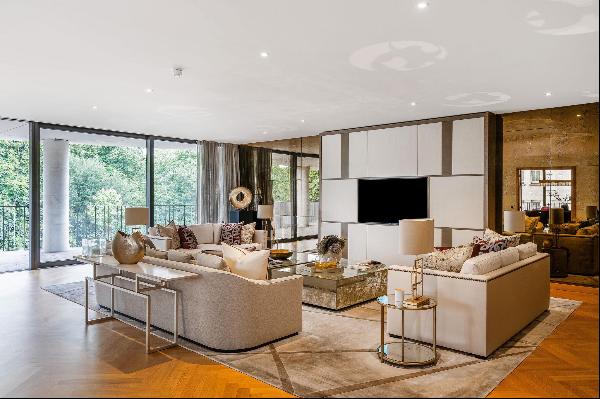 A luxury 5-bed apartment overlooking Kensington Palace Gardens.